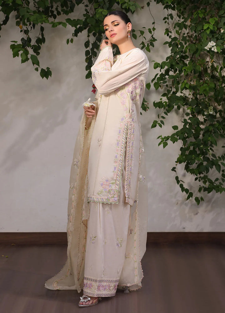 Sera By Sahane Embroidered Lawn Suits Unstitched 3 Piece SNE24SR CT-11001 Serene - Summer Collection