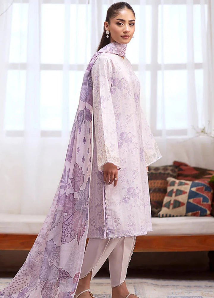 Seran Embroidered Cambric Suit Unstitched 3 Piece SRN24I D-09 - Summer Collection