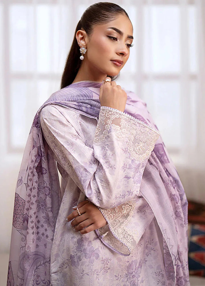 Seran Embroidered Cambric Suit Unstitched 3 Piece SRN24I D-09 - Summer Collection