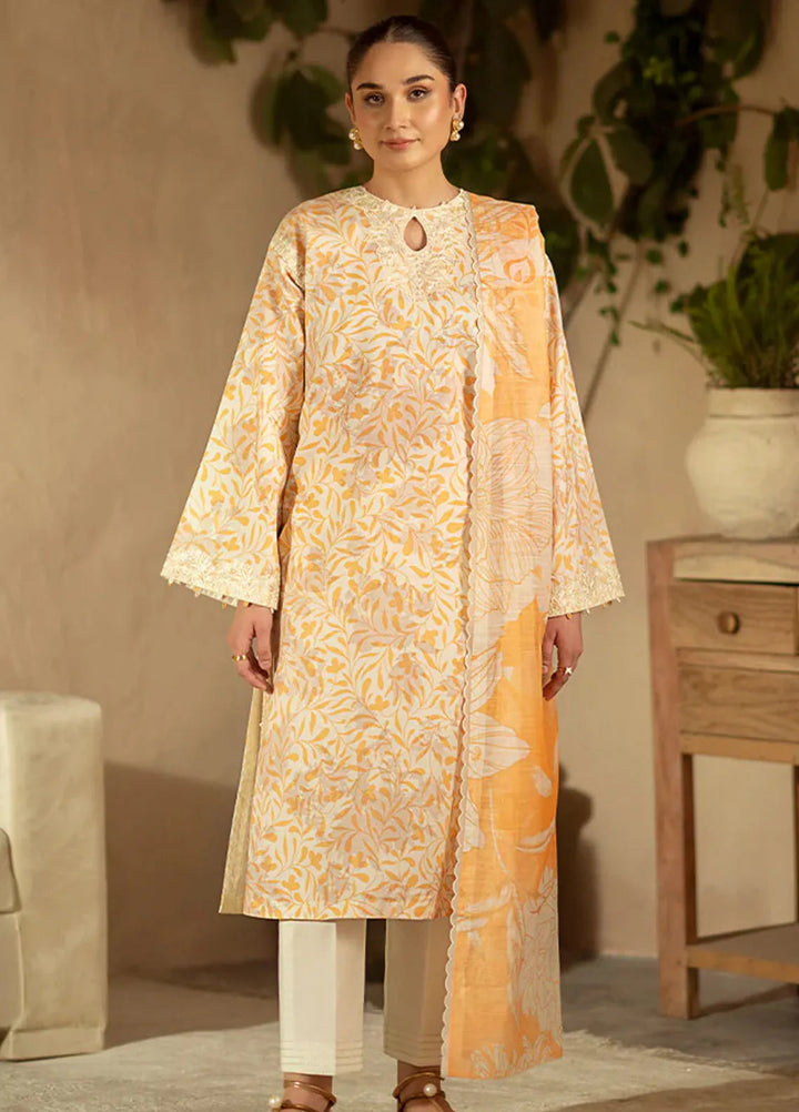 Seran Embroidered Cambric Suit Unstitched 3 Piece SRN24I D-10 - Summer Collection