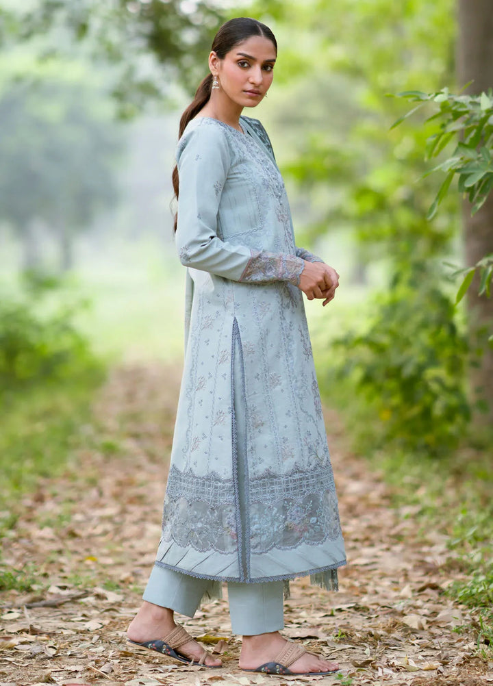 Serenity by Florent Embroidered Khaddar Suit Unstitched 3 Piece FL-07 B - Winter Collection