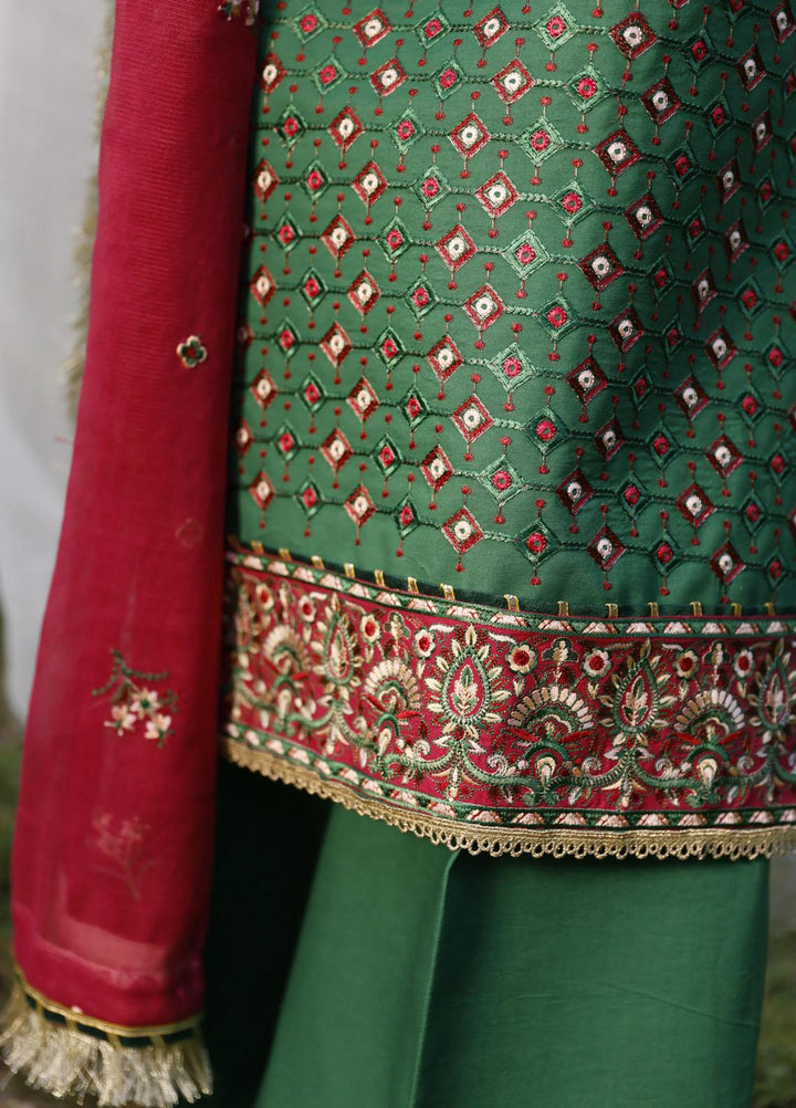 Seroli Embroidered Lawn Suits Unstitched 3 Piece SL23KBK FC-23-U0006 - Festive Collection