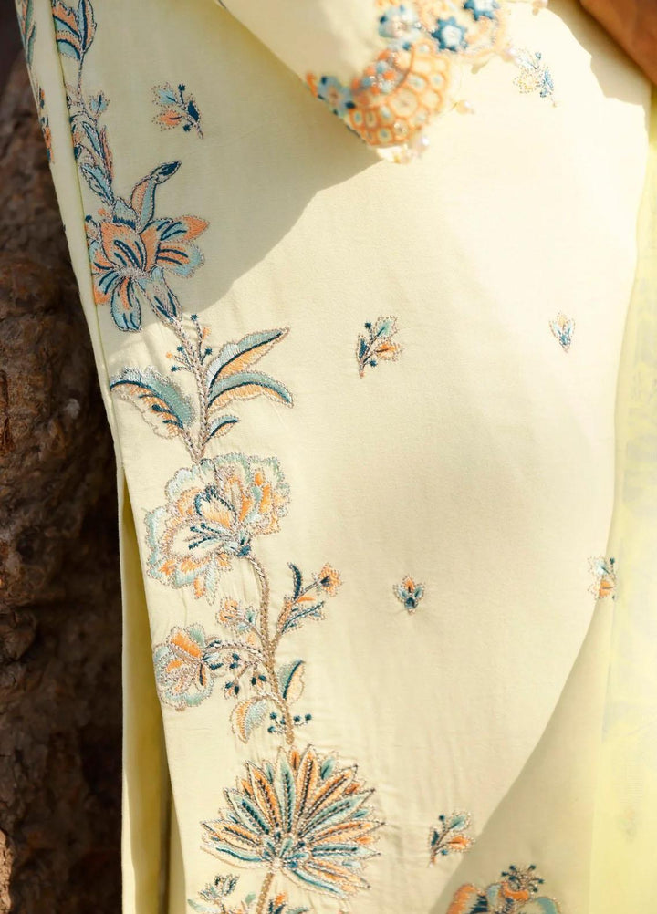 Seroli Embroidered Lawn Suits Unstitched 3 Piece SL23KBK FC-23-U0008 - Festive Collection