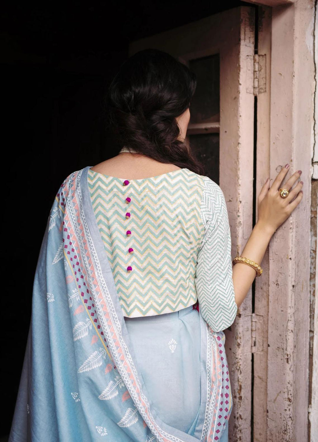 Seroli Luxury Pret  Lawn Saree NUR BAI