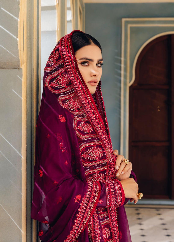 Seroli Embroidered Lawn Suits Unstitched 3 Piece SL22RJ SS-F1-U0003 - Summer Luxury Collection