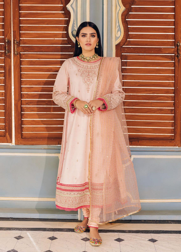 Seroli Embroidered Lawn Suits Unstitched 3 Piece SL22RJ SS-F1-U0004 - Summer Luxury Collection
