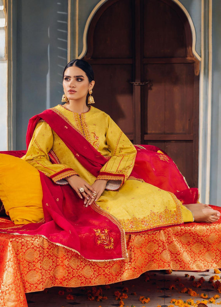 Seroli Embroidered Lawn Suits Unstitched 3 Piece SL22RJ SS-F1-U0009 - Summer Luxury Collection