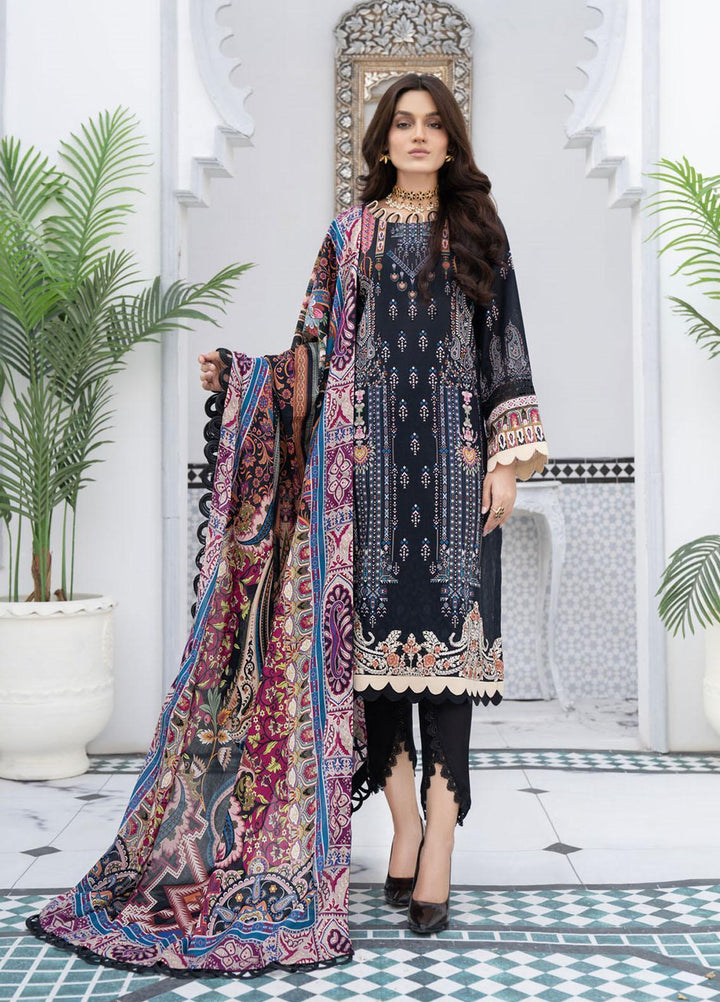 Shaad by Noorangi Embroidered Lawn Suits Unstitched 3 Piece NR22SD ASWAAD - Summer Collection
