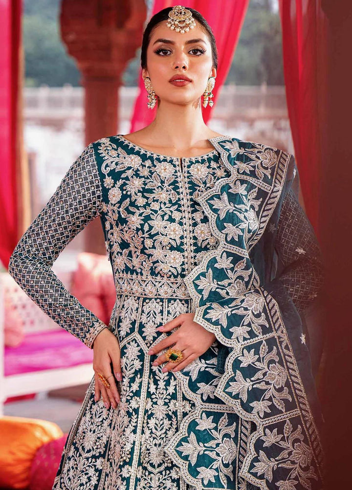 Shadmani By Akbar Aslam Embroidered Net Suits Unstitched 4 Piece AA23SH Roshan - Luxury Collection