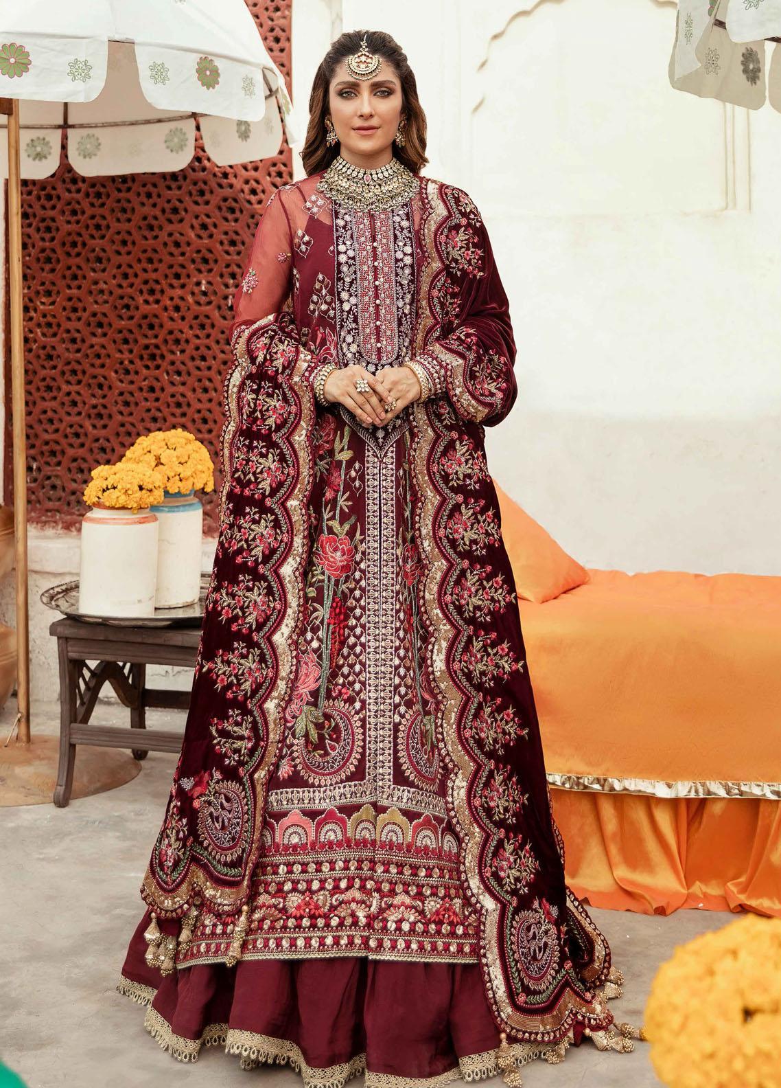 Shagun by Gisele Embroidered Organza Suits Unstitched 3 Piece GL21S 10 ...