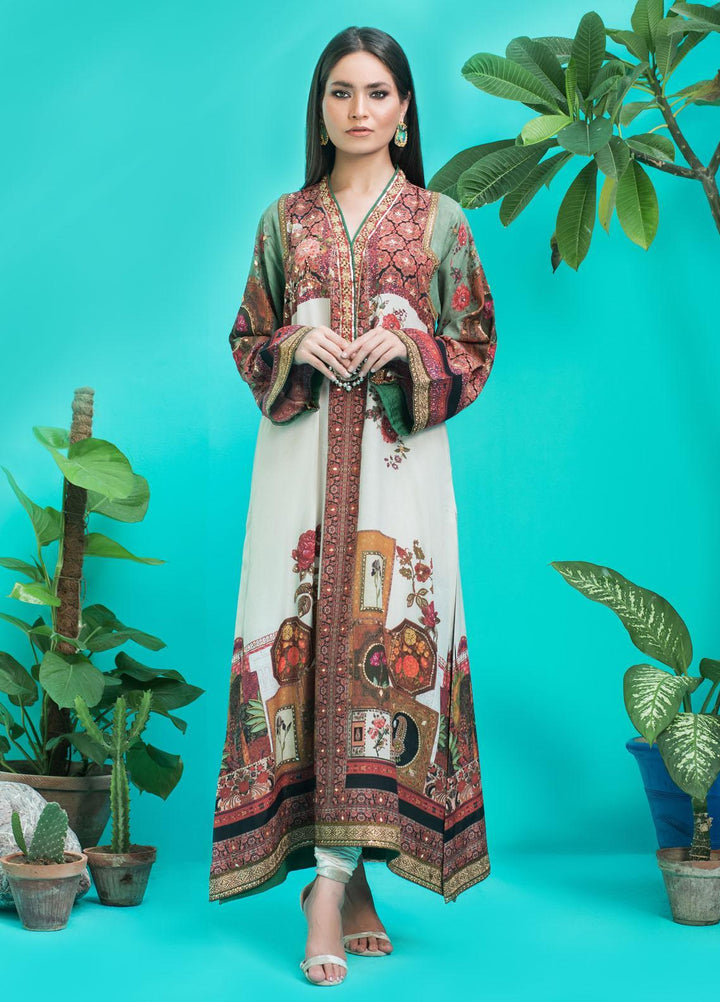 Shamaeel Ansari Luxury Pret  Silk Shirt D-04