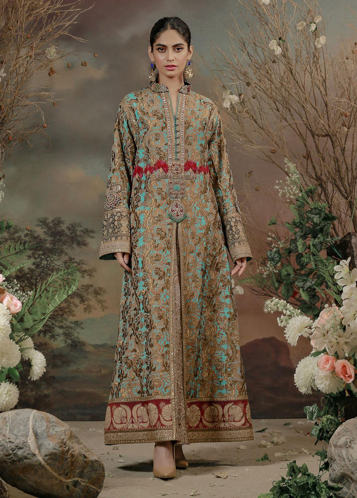 Shamaeel Ansari Luxury Pret  Silk Shirt NV 13