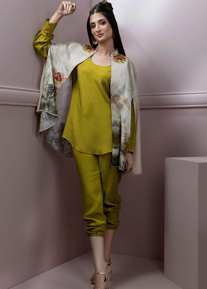 Shamaeel Ansari Pret Embroidered Silk 3 Piece Glam-08