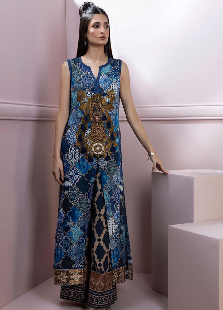 Shamaeel Ansari Pret Embroidered Silk 2 Piece Glam-10