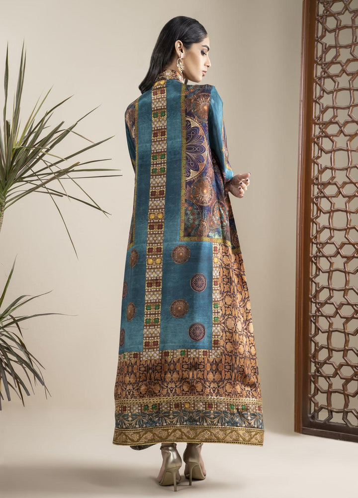 Shamaeel Ansari Luxury Pret Embroidered Silk Kaftan NR - 07