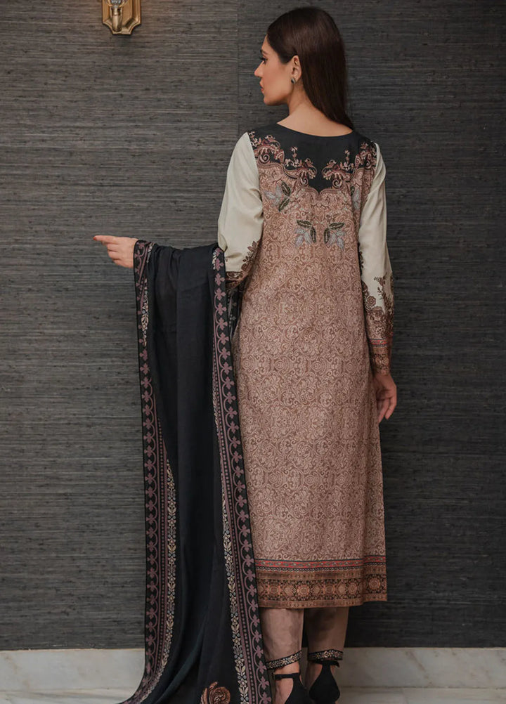 Shamaeel Ansari Pret Embroidered Lawn 3 Piece Suit LE-05