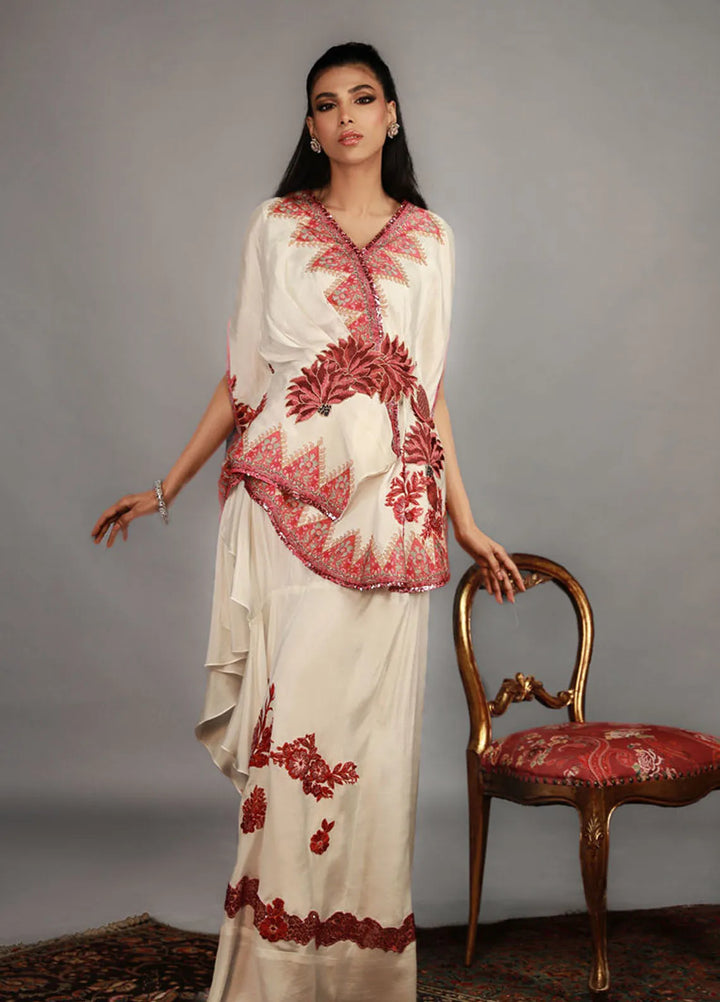 Shamaeel Ansari Pret Embroidered Silk 2 Piece Suit TRE-02