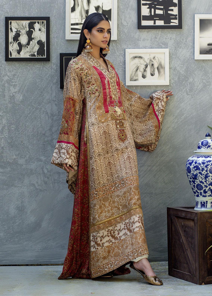 Shamaeel Ansari Luxury Pret  Silk Shirt SW-NV 5