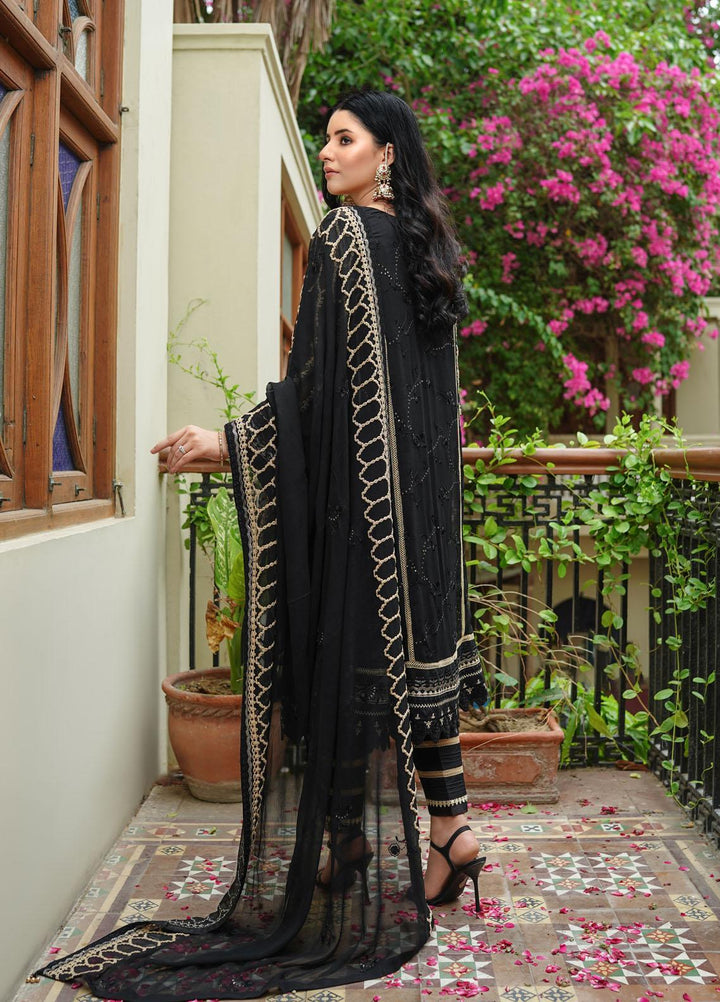 Shamooz Ready to Wear  Chiffon 3 Piece Dress SHM22DW SEM-0315 Siham