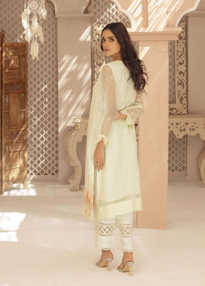 Jade By Shamooz Embroidered Organza  Unstitched Shirt SU-041 - Spring Collection