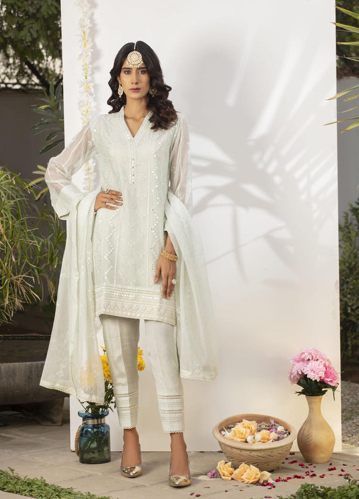 Shamooz Luxury Pret  Cotton Net 3 Piece Suit SHM22RW SEM-0296