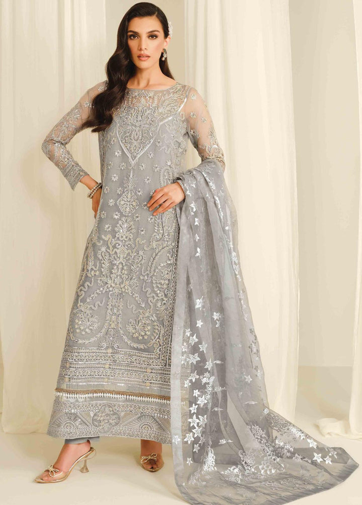 Shamrock Premium Luxury Pret Embroidered Organza 3 Piece Suit IZA