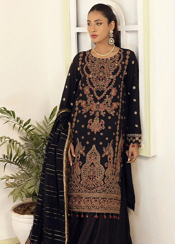 Shan e Festive by Salitex Embroidered Cotton Silk Suits Unstitched 3 Piece SUNW6NO003UT - Festive Collection