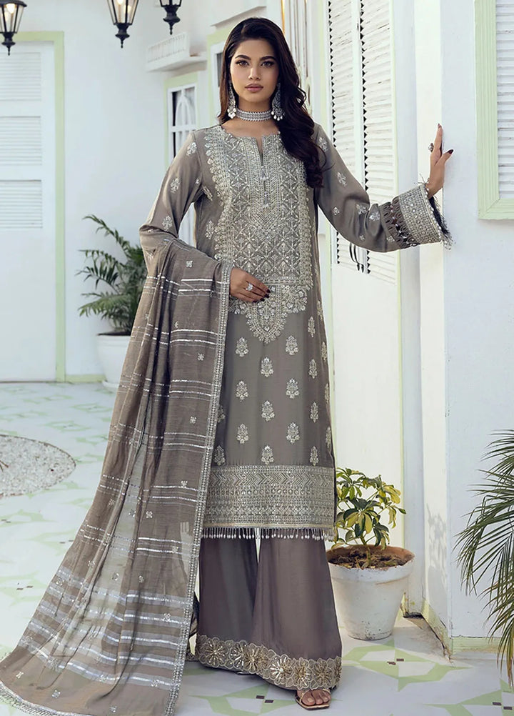 Shan e Festive by Salitex Embroidered Cotton Silk Suits Unstitched 3 Piece SUNW6NO009UT - Festive Collection