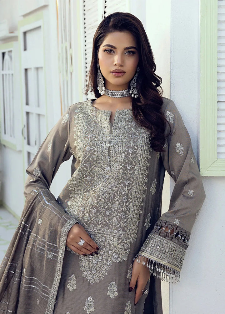 Shan e Festive by Salitex Embroidered Cotton Silk Suits Unstitched 3 Piece SUNW6NO009UT - Festive Collection