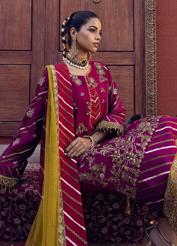 Shan e Festive by Salitex Embroidered Paper Cotton Suits Unstitched 3 Piece SUNW6JI015UT - Festive Collection