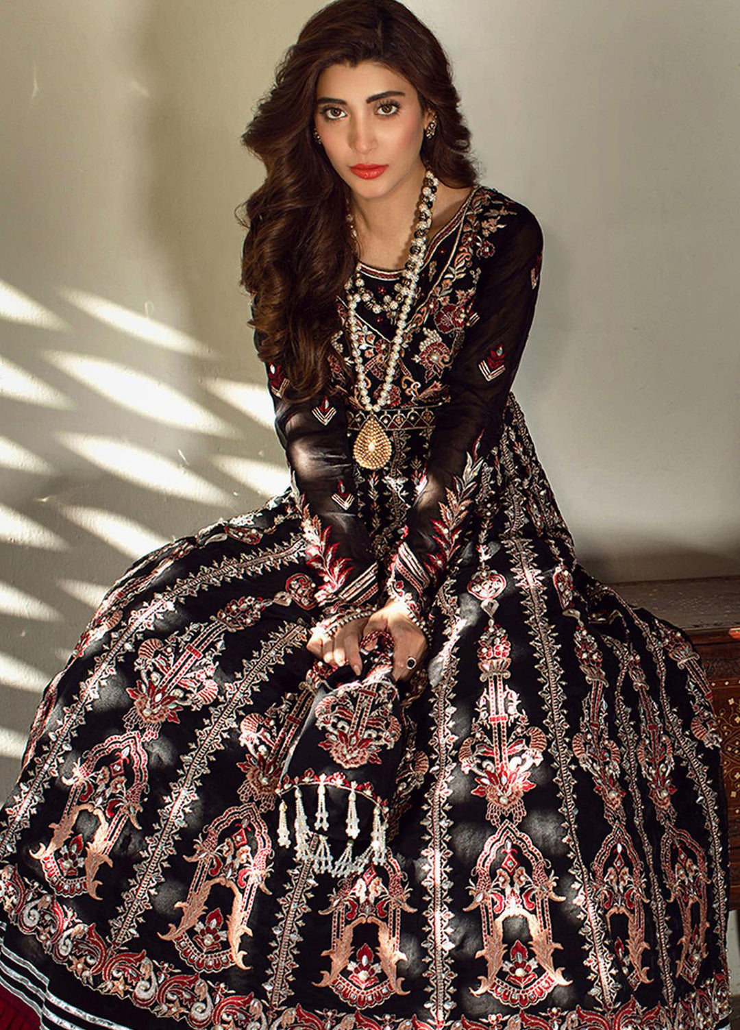 Sheeba Kapadia Embroidered Organza Suits Unstitched 3 Piece SHK21BR 04-Zaila - Festive Collection