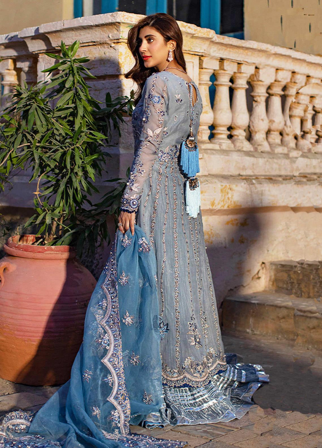 Sheeba Kapadia Embroidered Organza Suits Unstitched 3 Piece SHK21BR 06-Elina - Festive Collection