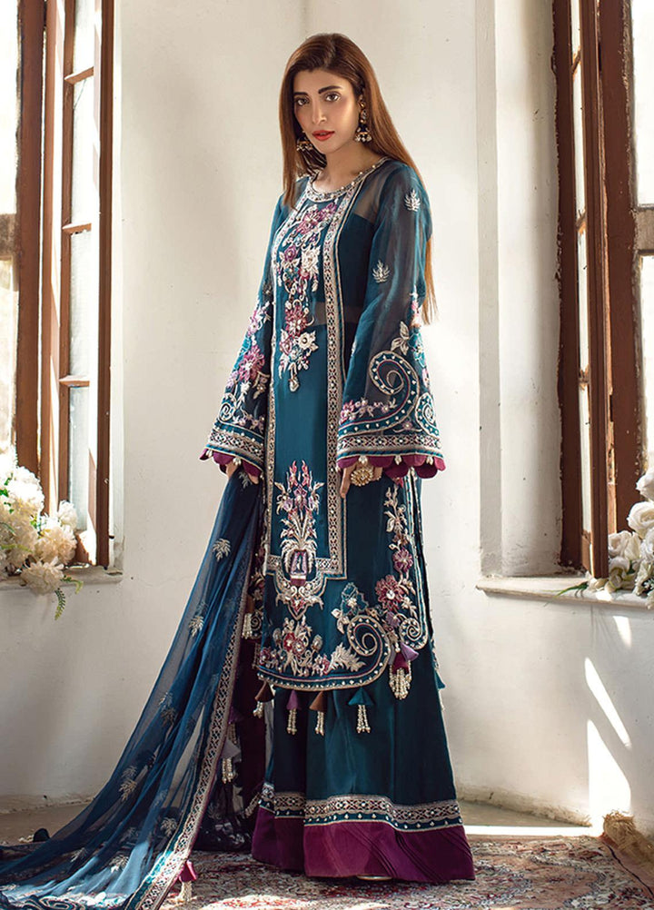 Sheeba Kapadia Embroidered Organza Suits Unstitched 3 Piece SHK21BR 08-Freya - Festive Collection
