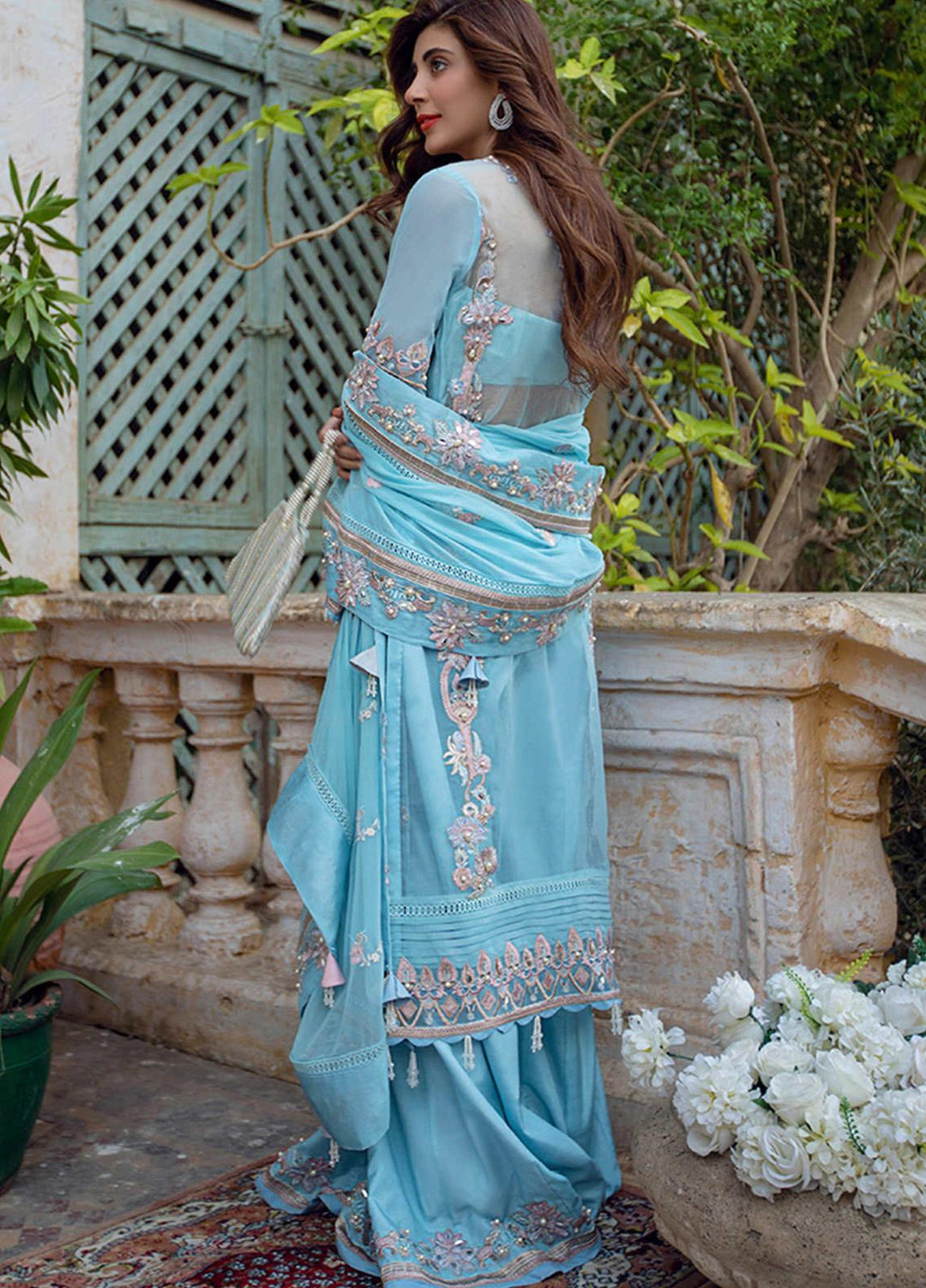 Sheeba Kapadia Embroidered Chiffon Suits Unstitched 3 Piece SHK21BR 09-Serenity - Festive Collection