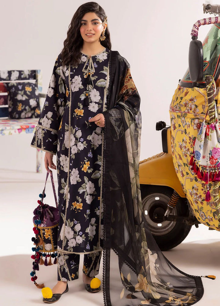 Sheen by Alizeh Fashion Printed Lawn Suits Unstitched 3 Piece AFB24SH D-02 Flora - Summer Collection