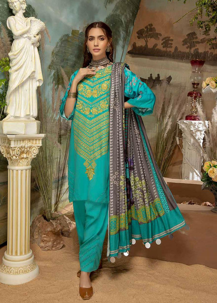 Sheen by Charizma Embroidered Marina Suits Unstitched 3 Piece CRZ21SN SHW-05 - Summer Collection