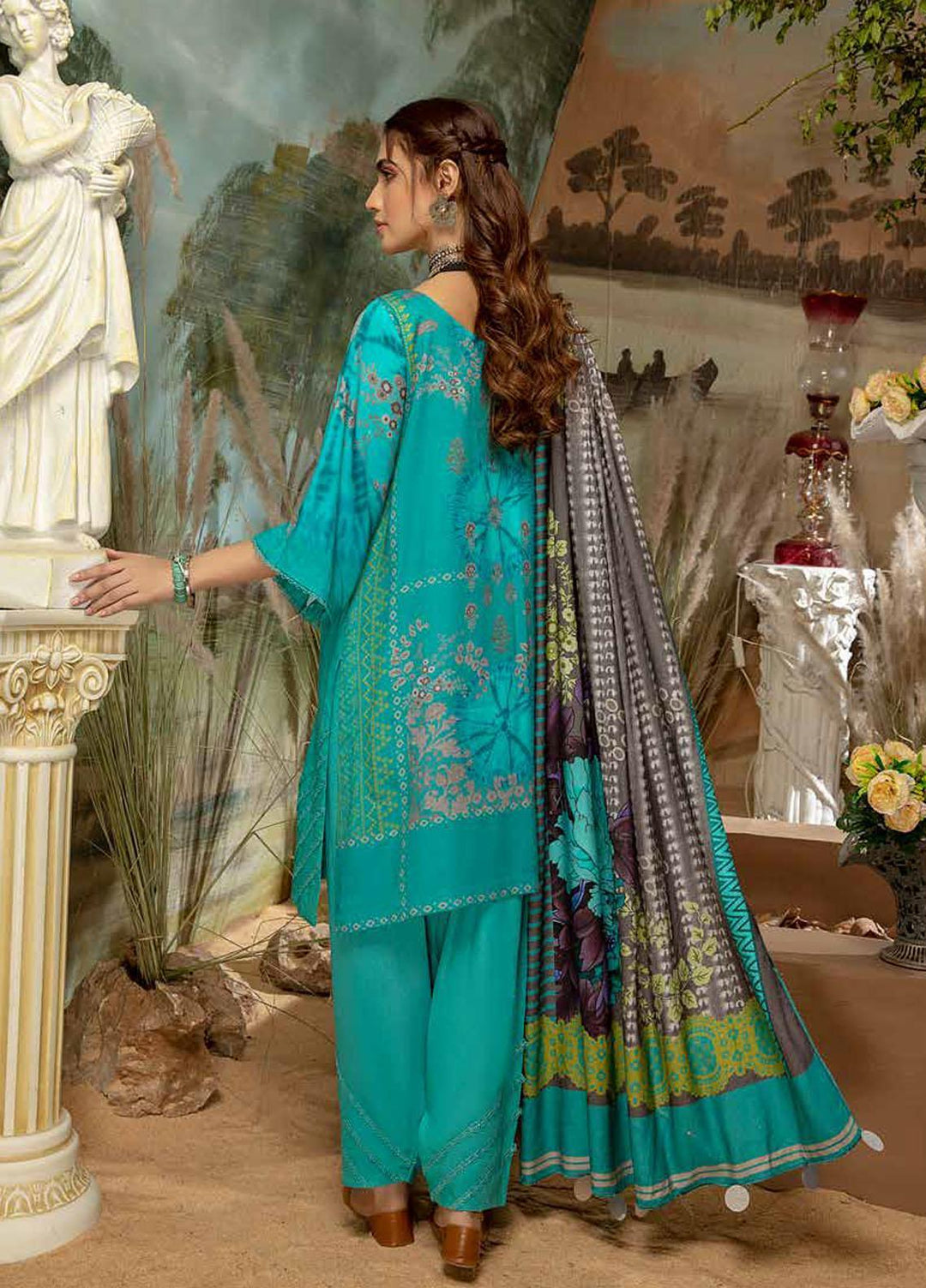 Sheen by Charizma Embroidered Marina Suits Unstitched 3 Piece CRZ21SN SHW-05 - Summer Collection
