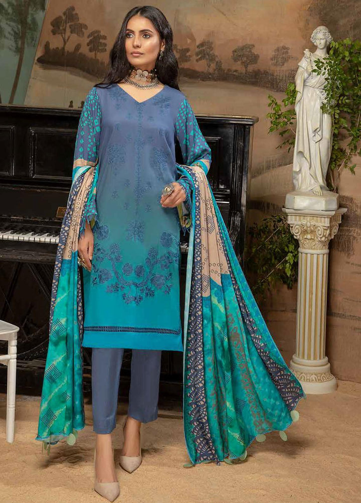 Sheen by Charizma Embroidered Marina Suits Unstitched 3 Piece CRZ21SN SHW-08 - Summer Collection