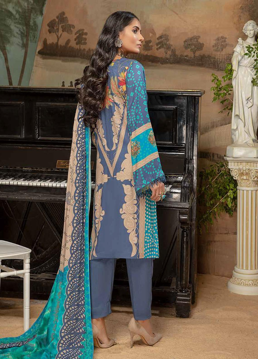 Sheen by Charizma Embroidered Marina Suits Unstitched 3 Piece CRZ21SN SHW-08 - Summer Collection