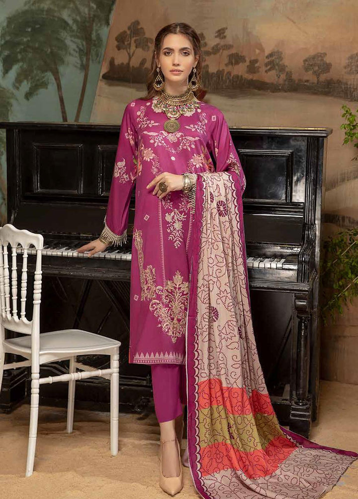 Sheen by Charizma Embroidered Marina Suits Unstitched 3 Piece CRZ21SN SHW-09 - Summer Collection