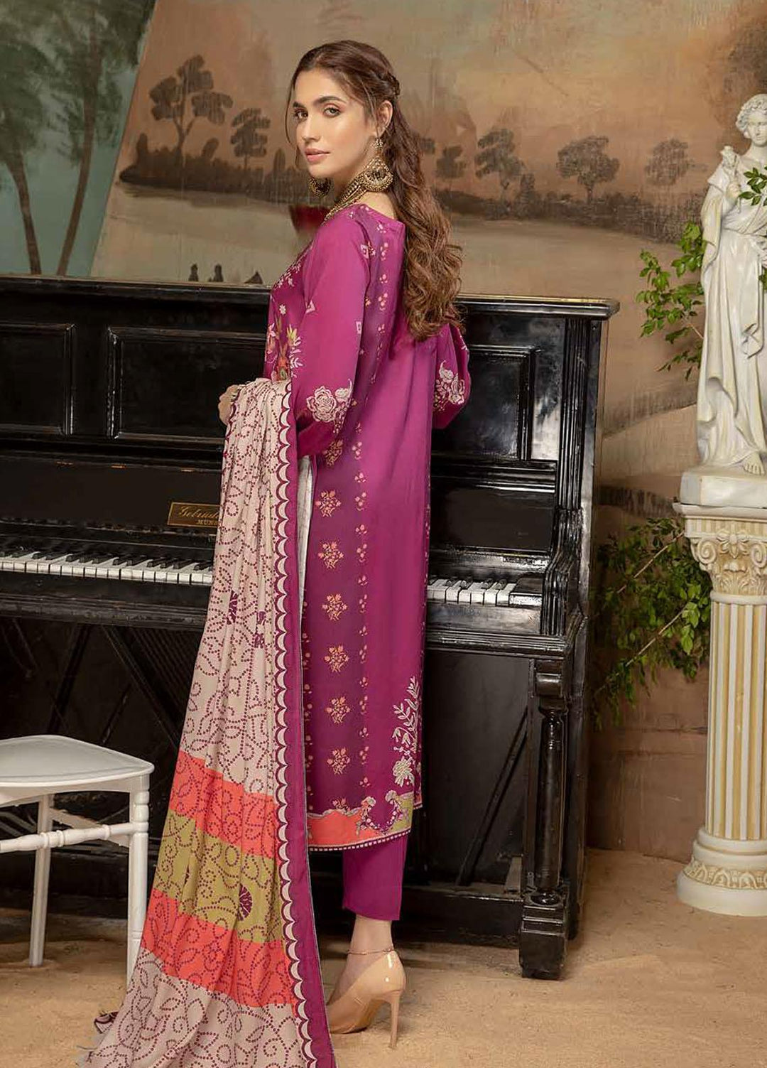 Sheen by Charizma Embroidered Marina Suits Unstitched 3 Piece CRZ21SN SHW-09 - Summer Collection