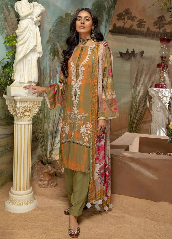 Sheen by Charizma Embroidered Marina Suits Unstitched 3 Piece CRZ21SN SHW-10 - Summer Collection