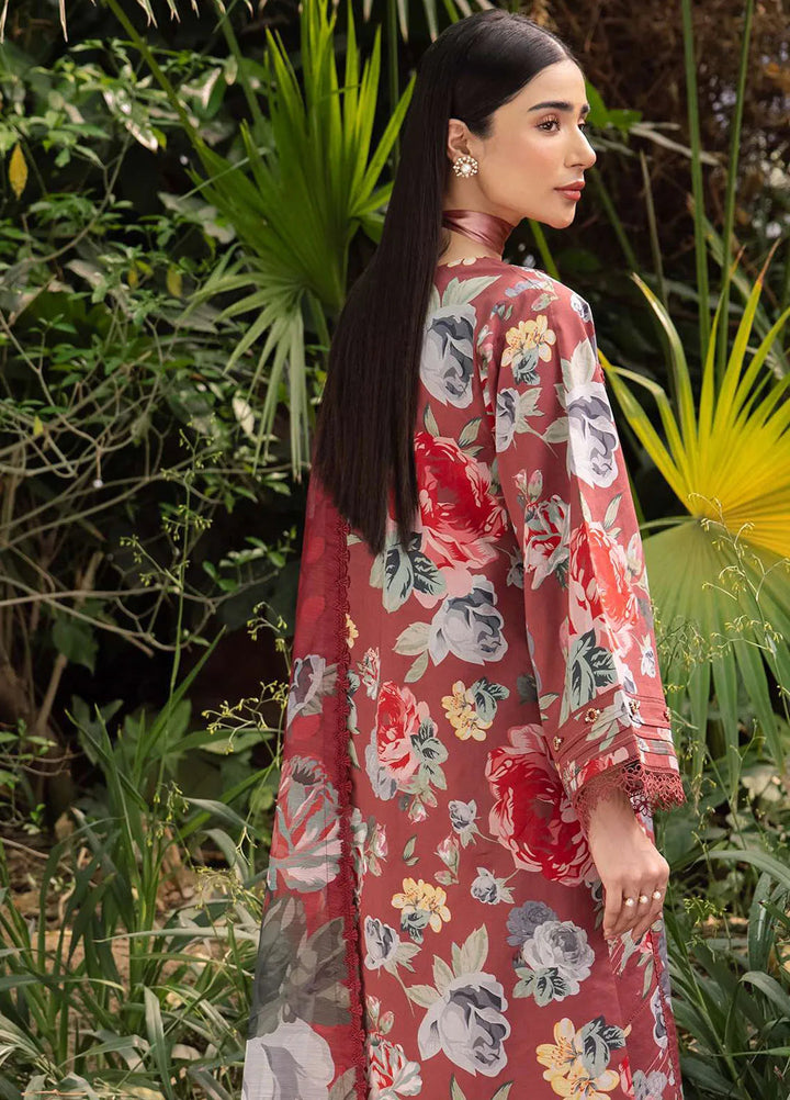 Sheen Prints By Alizeh Fashion Printed Lawn Suit Unstitched 3 Piece AFB24S2 6017-Petunia - Summer Collection