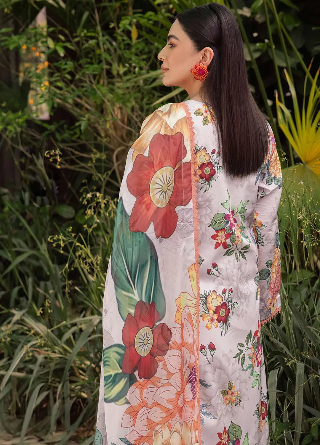 Sheen Prints By Alizeh Fashion Printed Lawn Suit Unstitched 3 Piece AFB24S2 6022-Orchid - Summer Collection