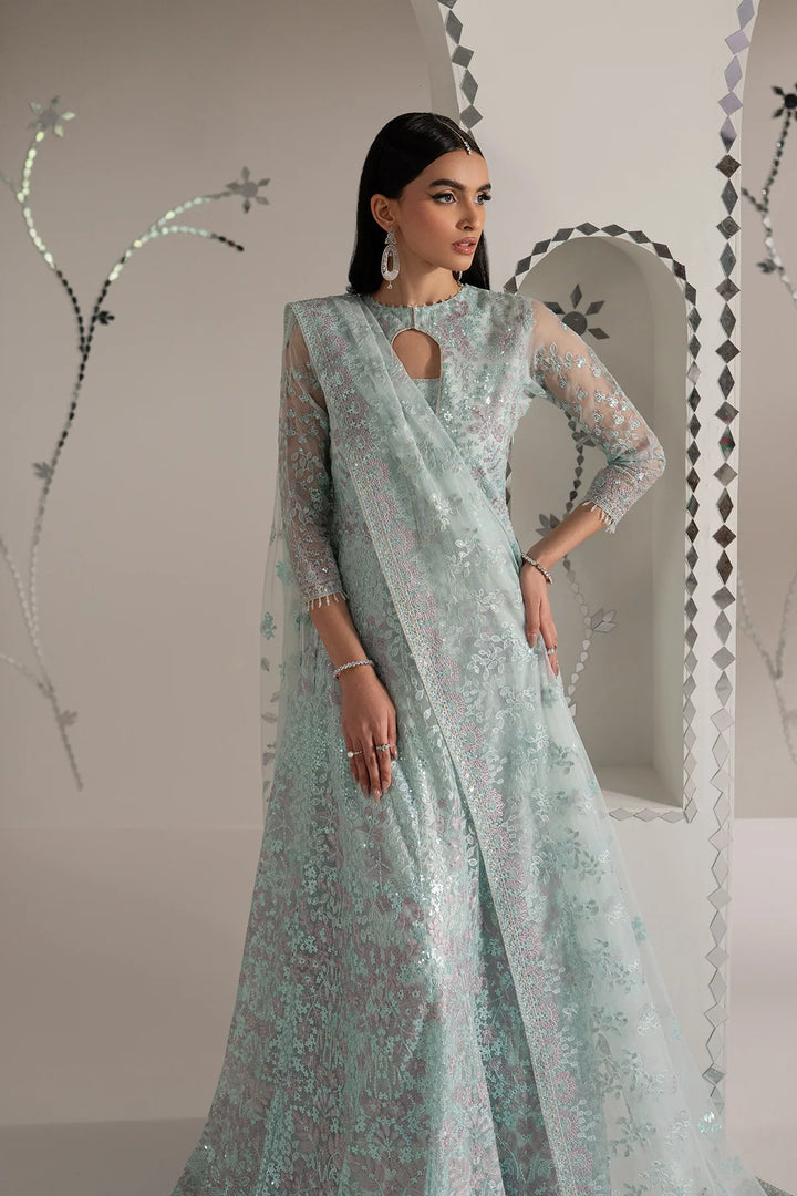 Shehnai by Lavish Premium Unstitched Embroidered Organza 3 Piece Suit LVP26USO SH-03 SHEHNAZ - Wedding Collection