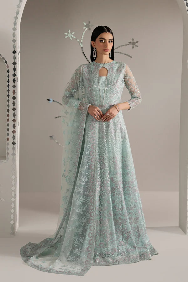 Shehnai by Lavish Premium Unstitched Embroidered Organza 3 Piece Suit LVP26USO SH-03 SHEHNAZ - Wedding Collection