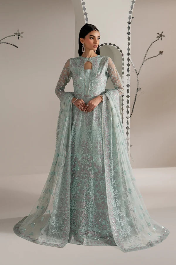 Shehnai by Lavish Premium Unstitched Embroidered Organza 3 Piece Suit LVP26USO SH-03 SHEHNAZ - Wedding Collection