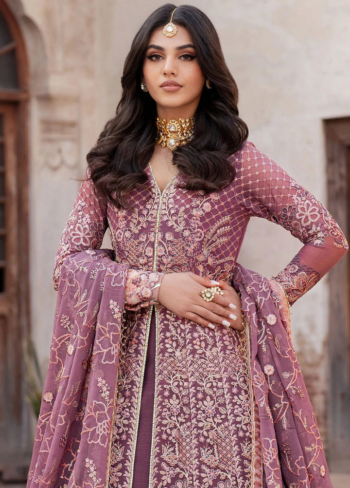 Shehnai by Zarif Embroidered Chiffon Suit Unstitched 3 Piece ZR25UF ZS-01 Ariyana - Formals Collection