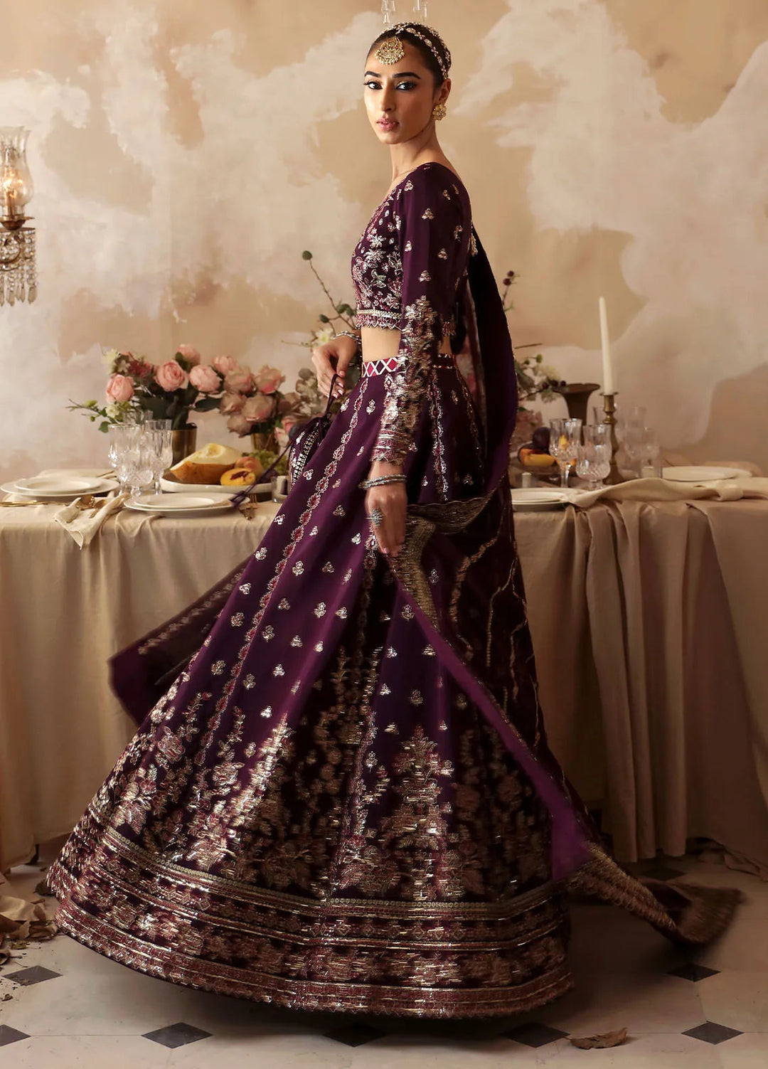 Shehrnaaz By Gulaal Embroidered Silk Suit Unstitched 3 Piece GL24SR GL-SD-24-05 Jahaan - Formal Collection