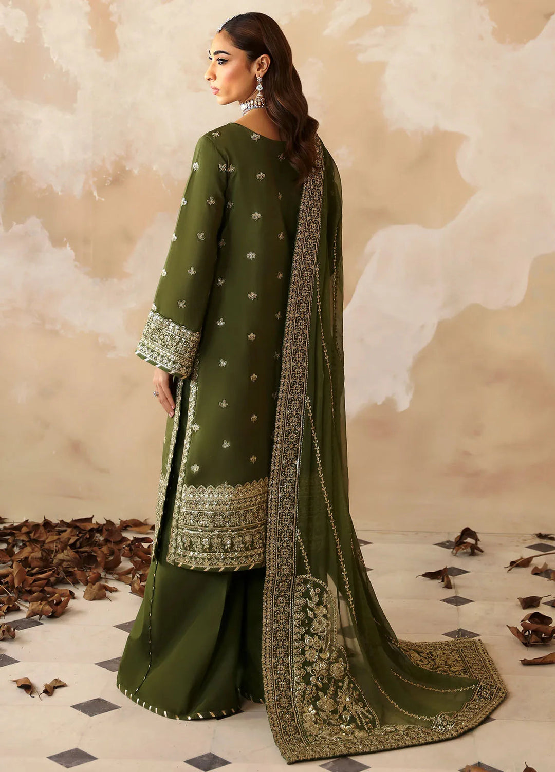 Shehrnaaz By Gulaal Embroidered Silk Suit Unstitched 3 Piece GL24SR GL-SD-24-08 Sohina - Formal Collection